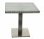 Zahradní ratanový stůl GINA 80x80 cm (šedá) - Tmavě šedá