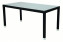 Zahradní ratanový stůl NAPOLI 160x80 cm (černá) - Černá