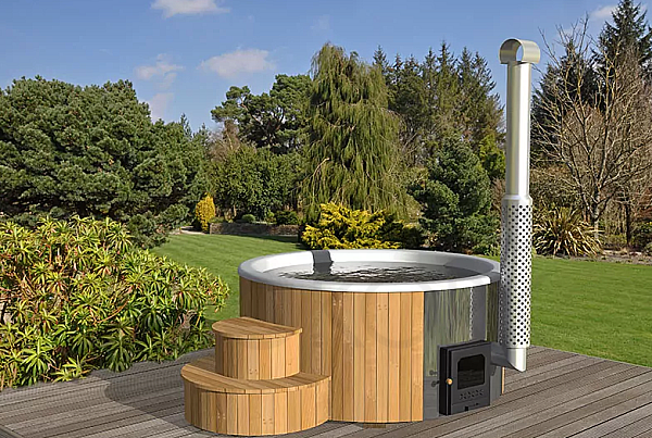 Dřevěná káď Hot tub DELUXE 220 (1650L)